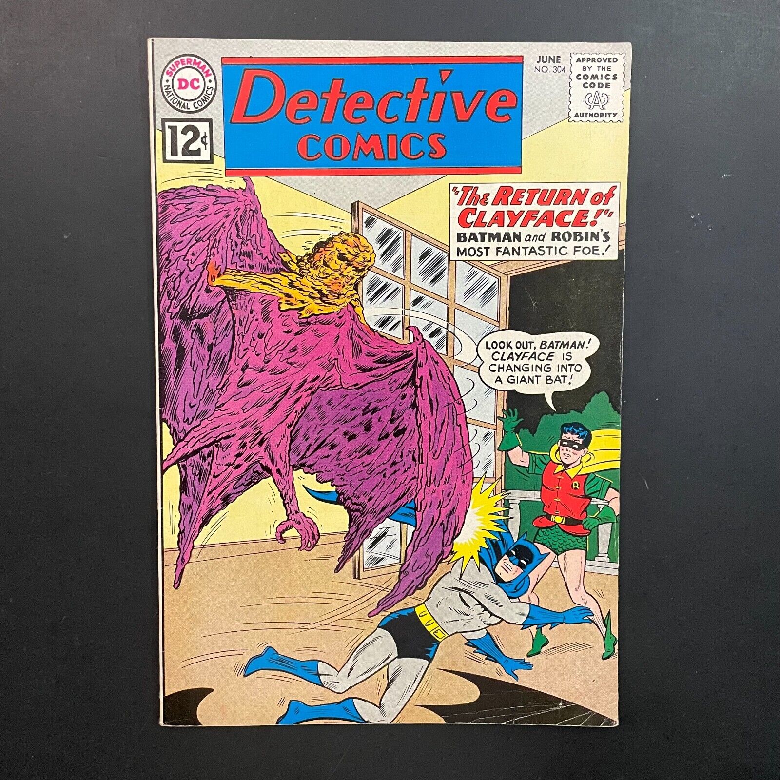 Detective Comics 304 Silver Age DC 1962 Batman Robin Clayface Sheldon Moldoff