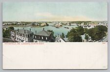 Pittsfield Maine~Birdseye View Northeast~Bridge~Factories~Vintage Postcard picture