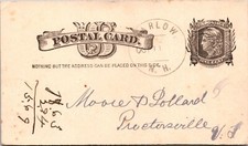 Antique Postal Card Proctorsville NH New Hampshire Early Postal History Card picture