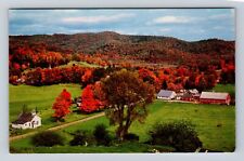 Corinth VT-Vermont, Mountain Vistas, Fall Colors, Antique Vintage Postcard picture
