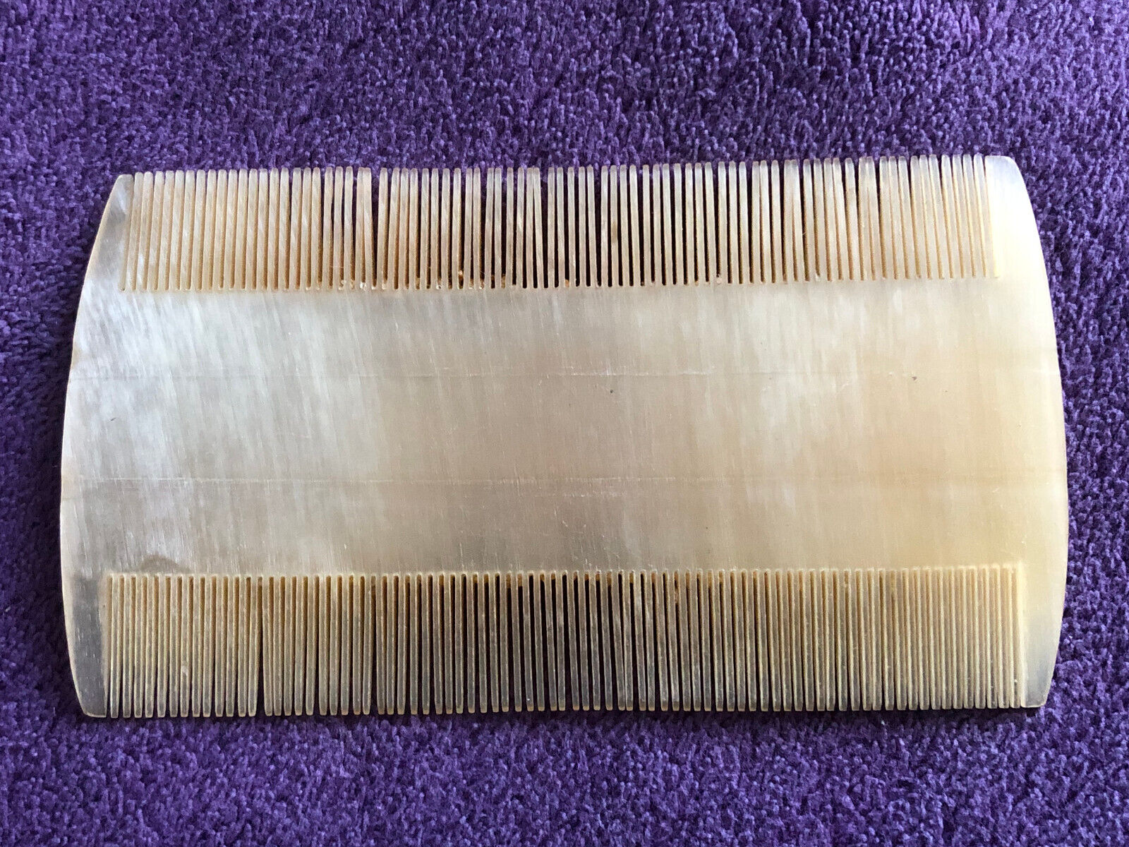 1914 Hairy Lice Comb - Ornate C
