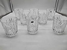 2 Gorham Star Blossom Crystal 10 oz. Double Old Fashion or Whiskey Tumblers picture