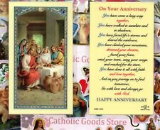 Wedding at Canaan (Anniversary Card)  - Laminated Holy Card picture