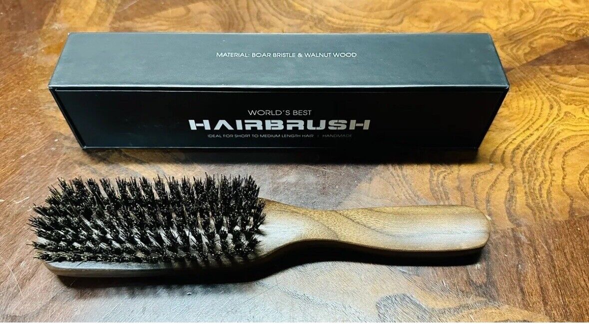 NEW Worlds Best Hairbrush FULLER BRUSH Boar Bristle Hairbrush