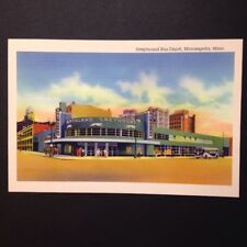 Greyhound Bus Depot Minneapolis Minnesota Postcard picture
