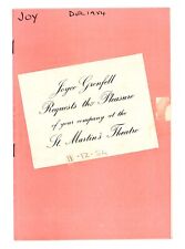 Joyce Grenfell Request the Pleasure of Your Company St Martins Theatre 1954 picture
