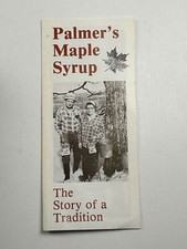 Vintage Travel Palmer's Maple Syrup Waitsfield Vermont VT picture