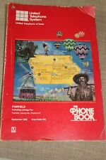 COLLECTIBLE UNITED TELEPHONE SYSTEM PHONE BOOK, FAIRFIELD IA ,SEPTEMBER 1988 picture