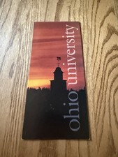 Vintage 1995 Ohio University Travel Brochure Athens Ohio Campus Map USA Color picture