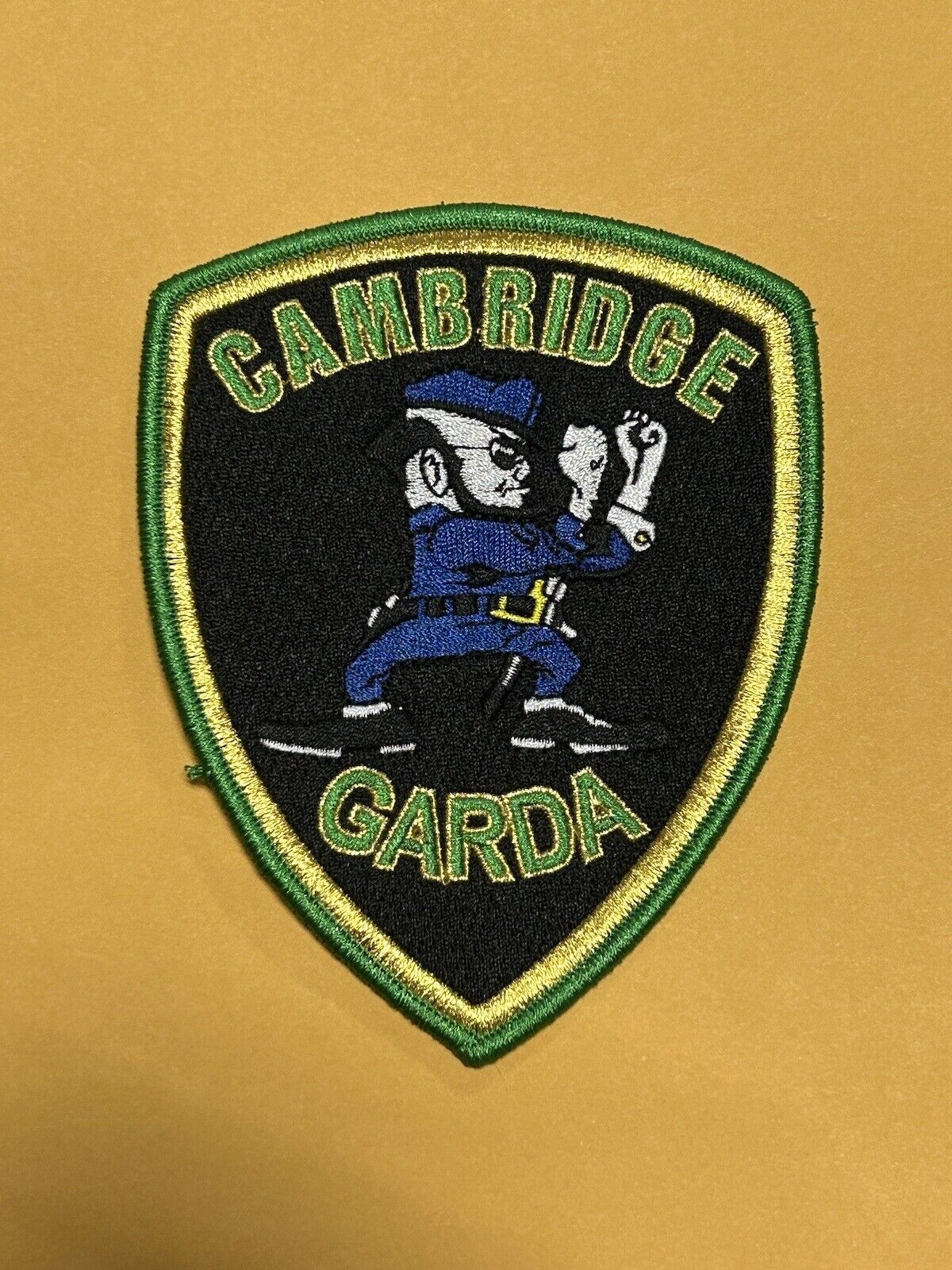 Cambridge Police Garda Irish Patch