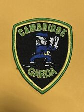 Cambridge Police Garda Irish Patch picture