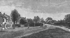 HIGH BARNET. Hadley Green (Site of the Battle of Barnet) 1888 old print picture