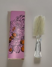 Vintage Fuller Brush Spiral Bristlecomb Hair Brush Clear Handle USA w/ Box NOS picture