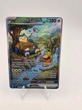 CUSTOM FAN ART Snorlax Psyduck River Holo Card picture