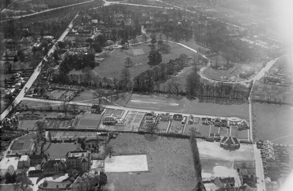 Weybridge Park and environs Weybridge 1927 England OLD PHOTO