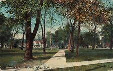 Barnard Park Fremont Nebraska NE 1912 Postcard picture