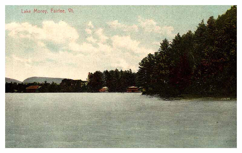 Postcard WATER SCENE Fairlee Vermont VT AQ9192
