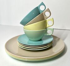 Vintage Melmac Dinnerware Newport Pastel Plates Cups Westinghouse Lot of 11  picture