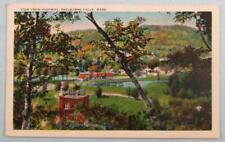 View From Highway, Shelburne Falls, MA Massachusetts Postcard (#7297) picture