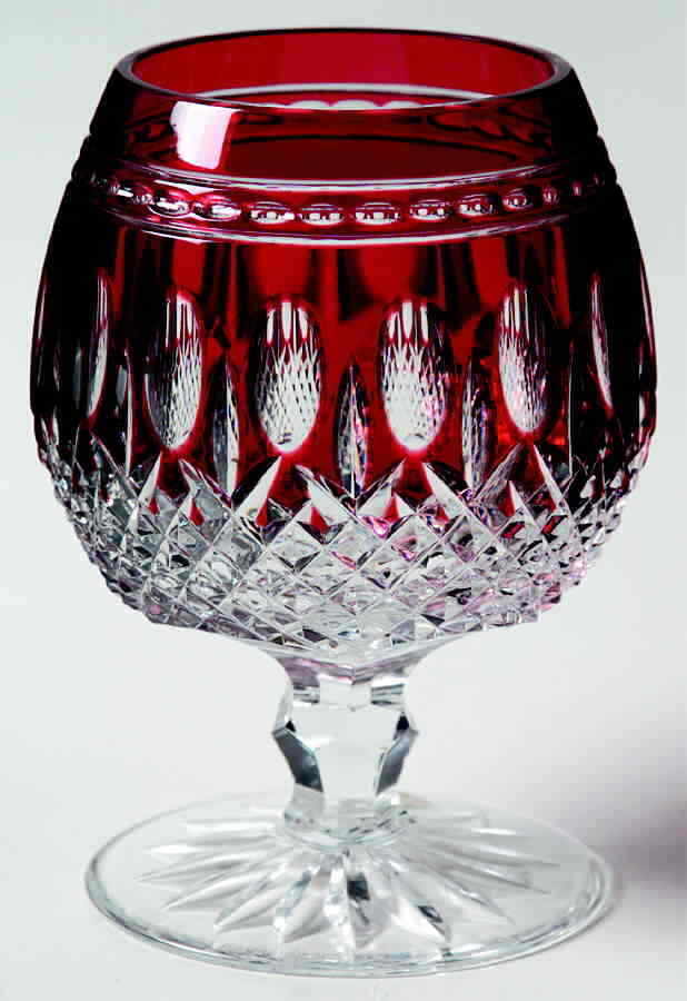 Waterford Crystal Clarendon Ruby Brandy Glass 1905222