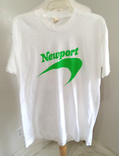 Vintage NEWPORT logo T-Shirt XL cigarette advertising single stitch picture