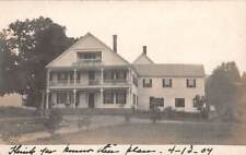 AMSDEN, WEATHERSFIELD, VT ~ DOWNERS TOURIST HOTEL, REAL PHOTO PC ~ dated 1909 picture