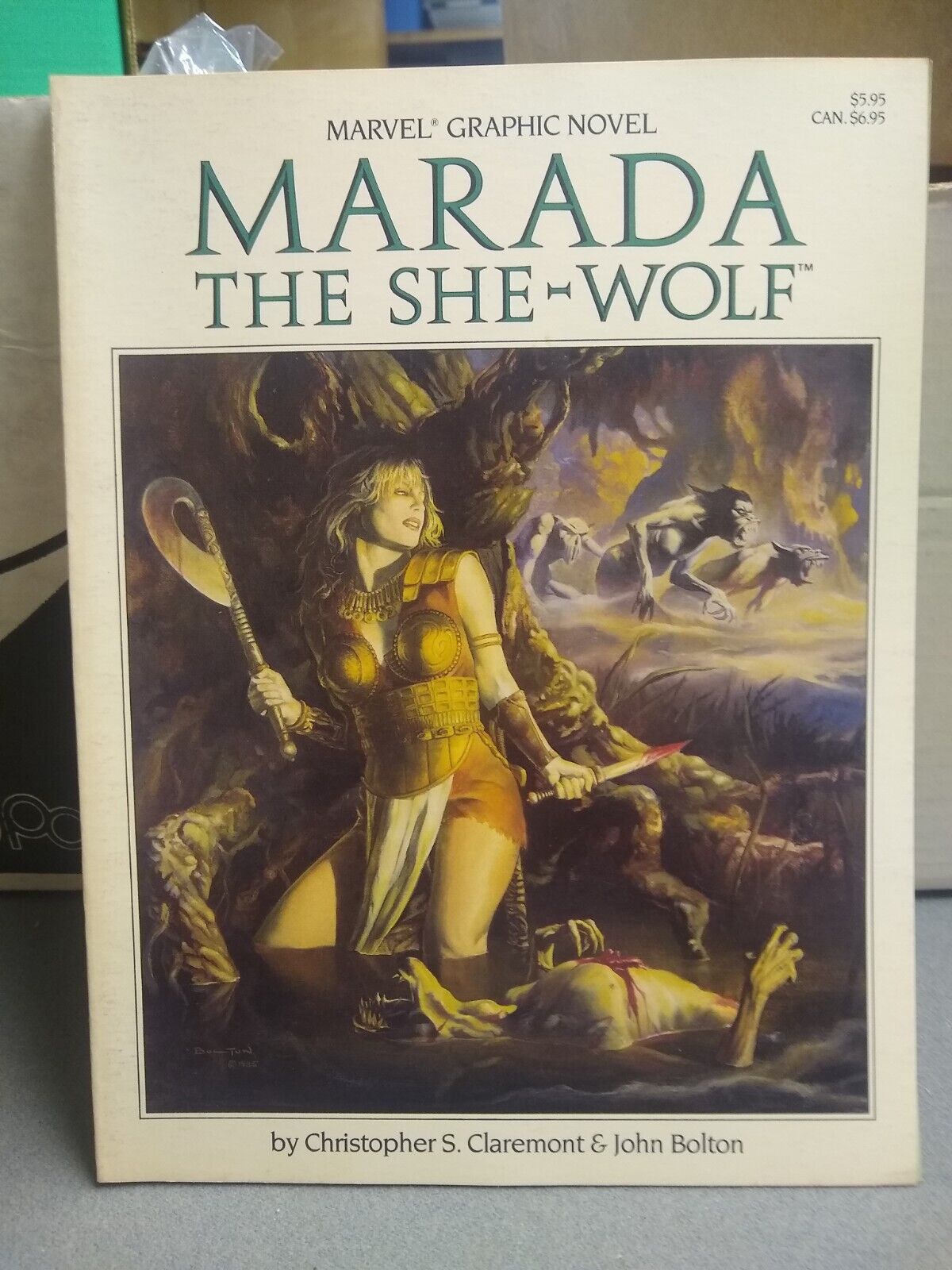 Marada The She-Wolf By Claremont & Bolton Marvel Graphic Novel 1982 GN14 PB