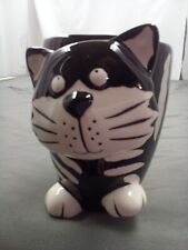 burton & Burton Chester The Cat Mug Cup Black and White 3D 2005 4 inch picture