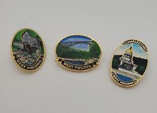 West Virginia Collectible Souvenir Travel Pin Lot of 3 Pins Traub Co. Inc. picture