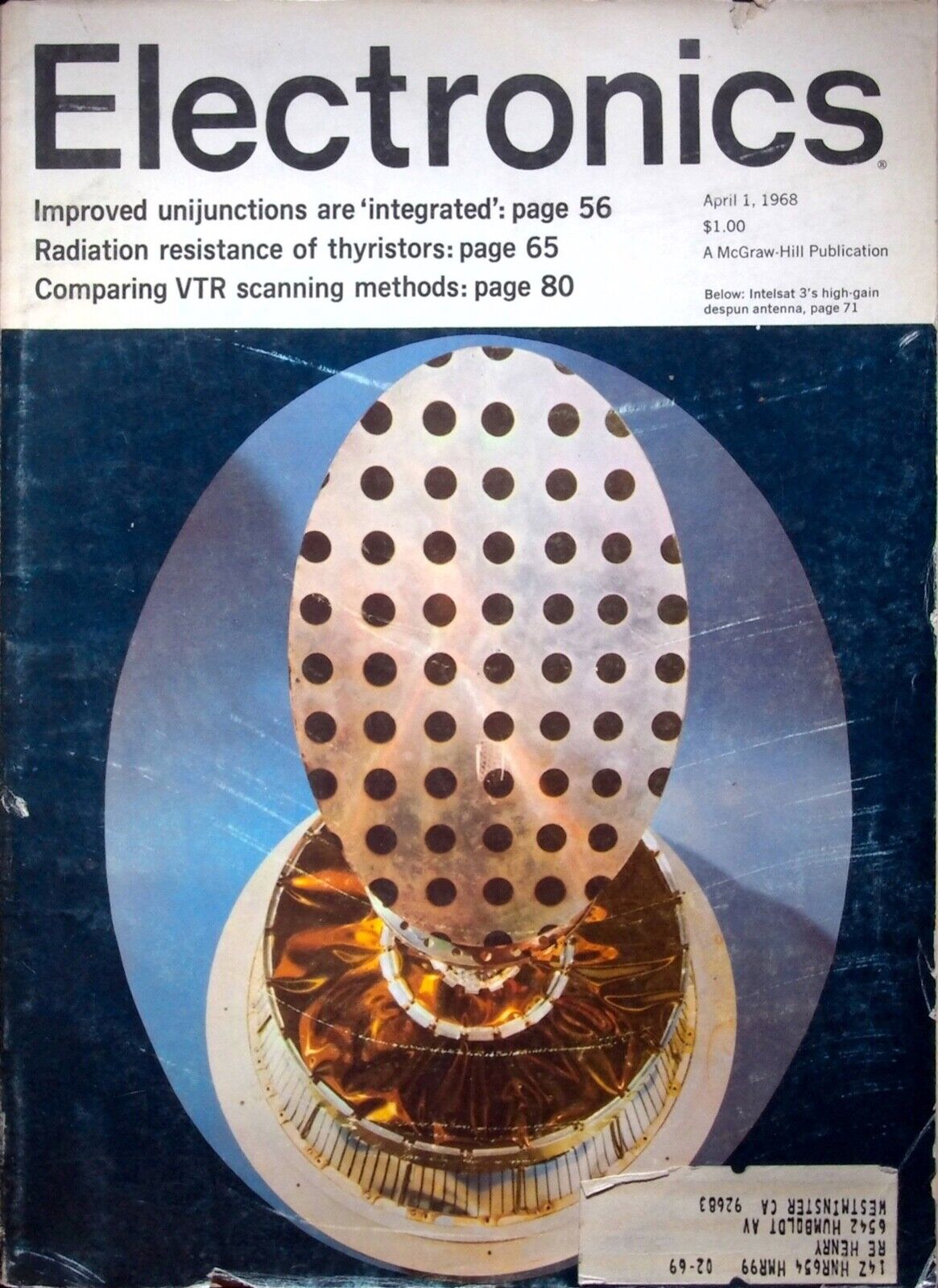 UNLOCKING THE GATES UJT\'S- ELECTRONICS MAGAZINE, APRIL 1, 1968