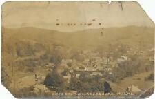 c 1920-1945 Readsboro VT birds eye view RPPC Real Photo Postcard picture
