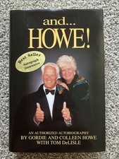 GORDIE HOWE & COLLEEN HOWE Signed Book -