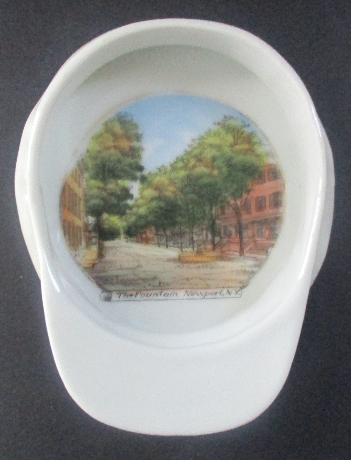 Early 20th Century Souvenir Mariner Hat Fountain Newport New York - Wheelock Early 20th Century Souvenir Mariner Hat Fountain Newport New York - Wheelock
