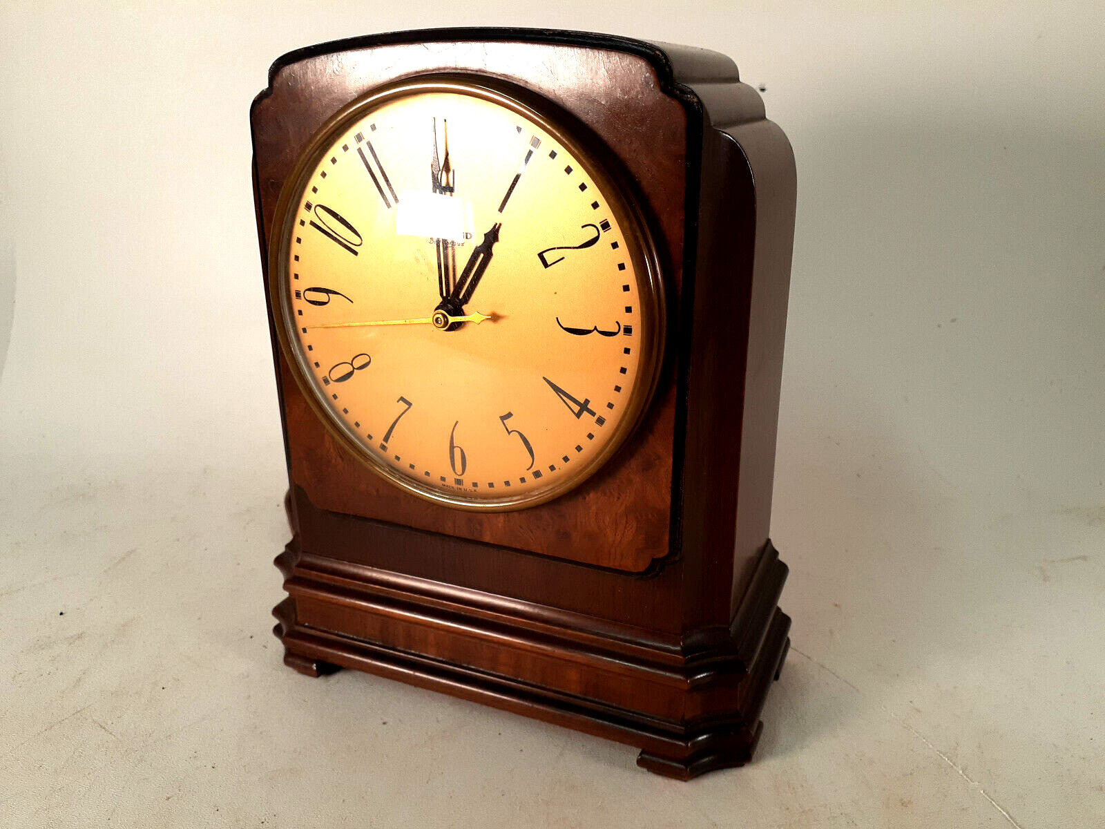 Gorgeous Art Deco Hammond 'Bichronous' Shelf Clock, Super Quality, For Parts
