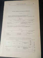 1901 train document SOUTH CHESTER RAILROAD Crescent Oil Works Philadelphia PA RR picture