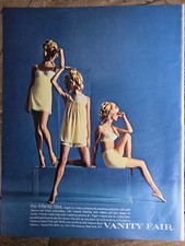 1968 Women's Warners Yellow Infanta Idea Girdle Slip Bra Pajamas Vintage ad picture