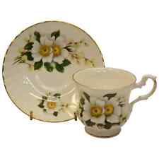 Royal Dover Fine Bone China Footed Cup & Saucer Made in England picture