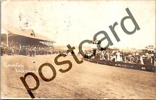 1907 County Fair, LIBERTYVILLE IL, horse racing, postcard jj255 picture