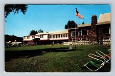 Averill Park NY-New York, Crooked Lake Hotel Motel, Advertising Vintage Postcard picture