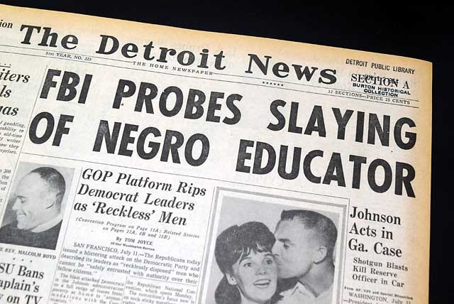 LEMUEL PENN School Official & WWII African American Hero Murder 1964 Newspaper LEMUEL PENN School Official & WWII African American Hero Murder 1964 Newspaper