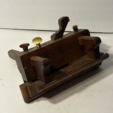 Antique Woodworking Wooden Wood D P Sanborn New Hampshire Plough Plane picture
