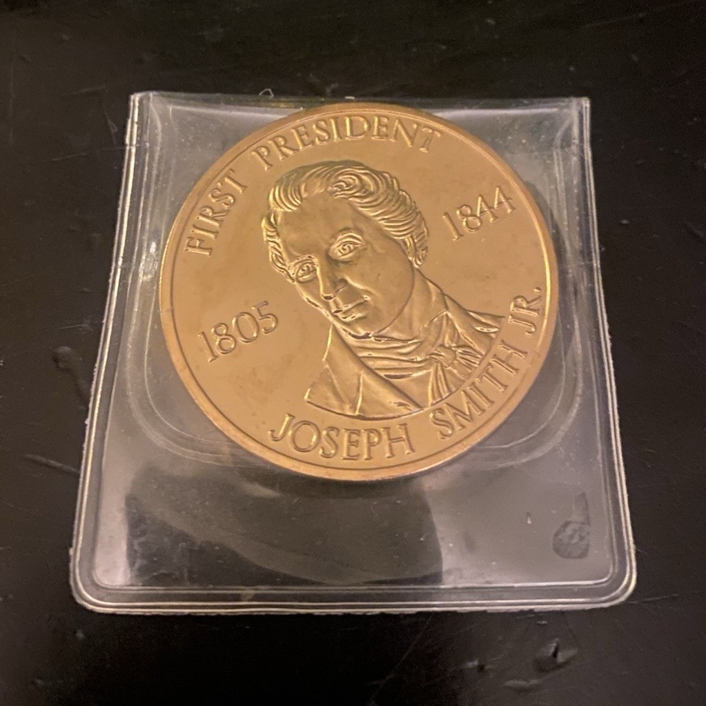 Joseph Smith Jr. Brigham Young Salt Lake Temple LDS Christian Collectible Medals Joseph Smith Jr. Brigham Young Salt Lake Temple LDS Christian Collectible Medals