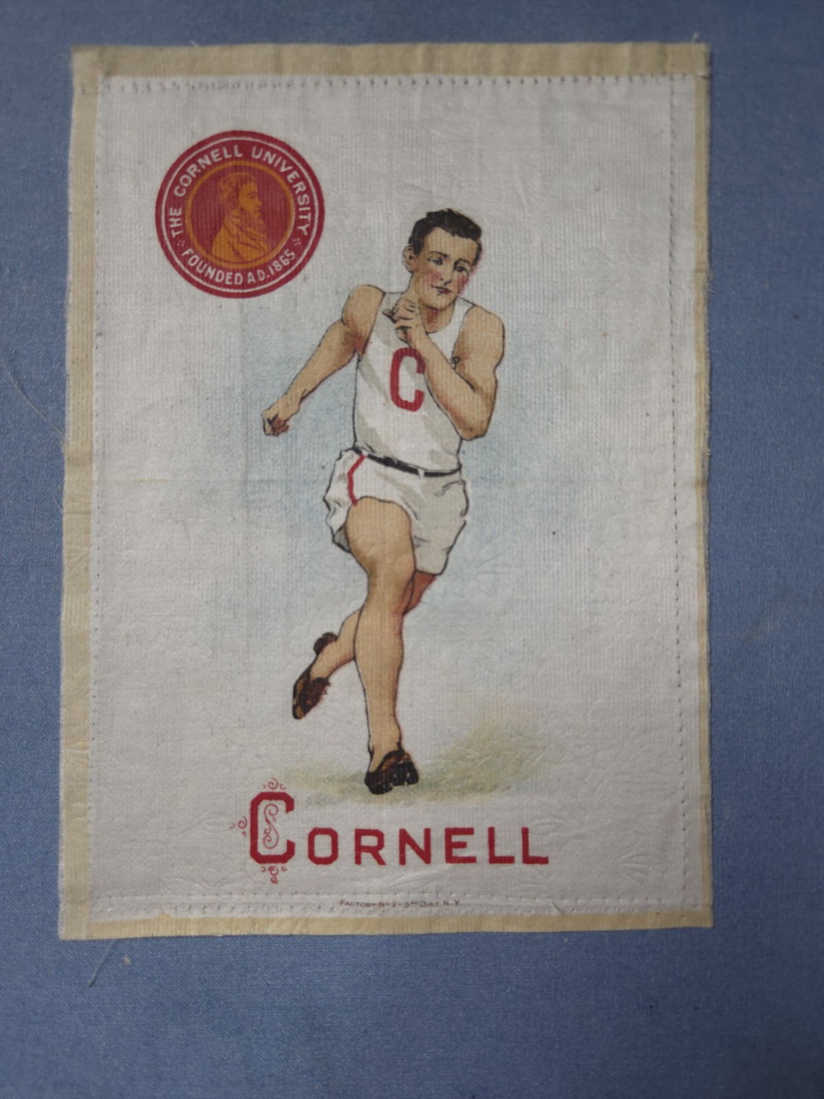 1910 LG Murad tobacco silk S21 CORNELL UNIVERSITY  Track Runner 