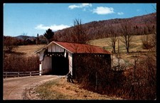 Postcard Hoctorville Covered Bridge Scene Hectorville, Vermont picture