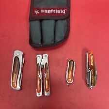Vintage Sheffield Multi Tool Knife Lot 4 picture