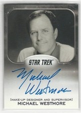 Star Trek Aliens auto card Michael Westmore picture