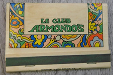 Le Club Armondo's Williamsville New York Full Unstruck Vintage Matchbook Ad picture
