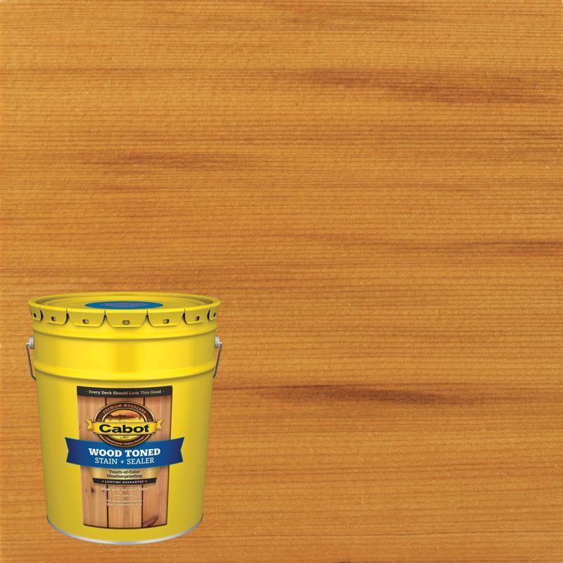 Cabot  Transparent  Cedar  Oil-Based  Deck and Siding Stain  5 gal.