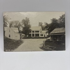RPPC Postcard Main Street West Wardsboro Vermont, VT picture