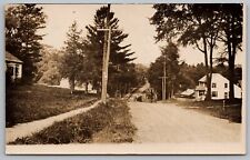 Real Photo Postcard Street View 1910 Barnet Vermont *C5083 picture
